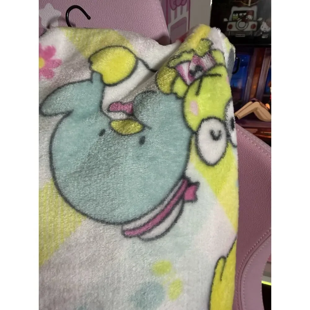 Hello Kitty & Friends Throw Blanket Silk Touch 50x70 Springy Keroppi 2024 Sanrio